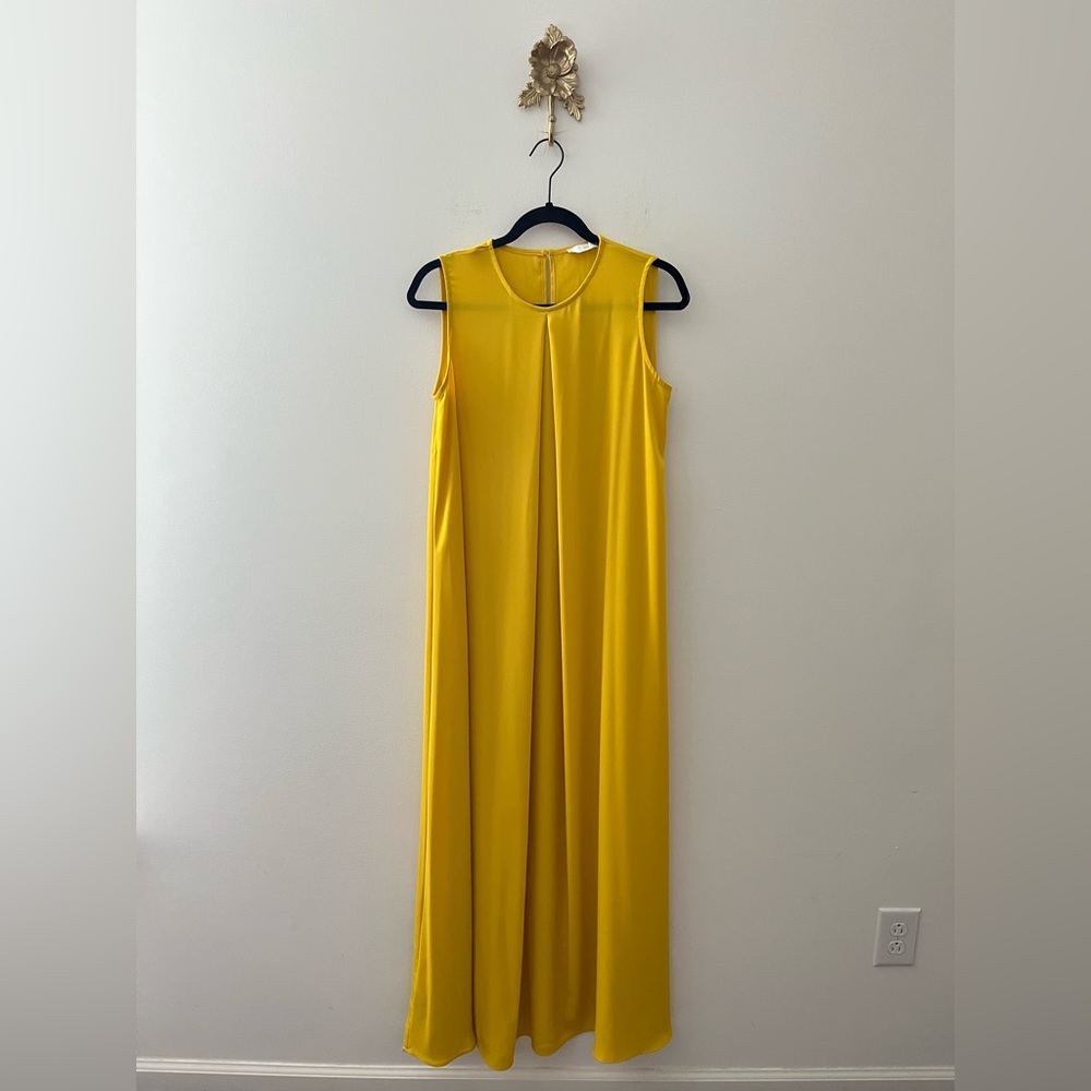 Mango Yellow Sleeveless Maxi Dress - Picture 2 of 9